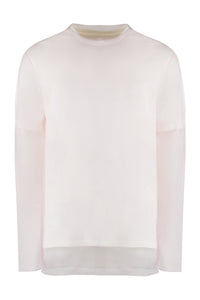 Layered cotton T-shirt